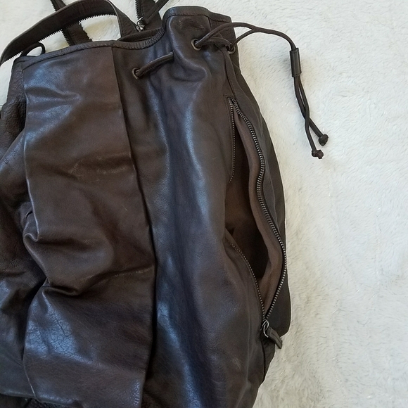 Free People Harlow Leather Bucket Backpack main image 9